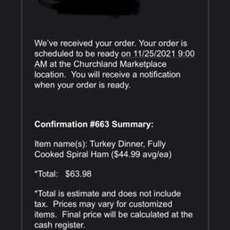 Online system accepted order, but the location doesn't want our business!