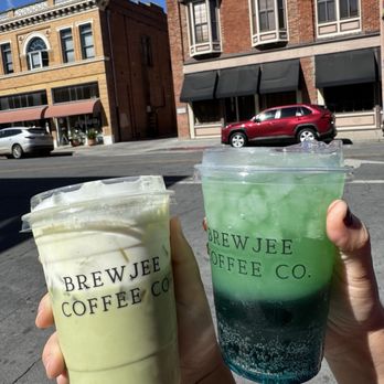 Brewjee Coffee - Vanilla matcha cold foam and brewjee bull - Coffee & Tea Near Me - Salinas, California Brewjee Coffee - Vanilla matcha cold foam and brewjee bull - Coffee & Tea Near Me - Salinas, California