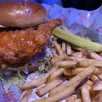 Bubba's 33 - Buffalo Chicken Sandwich - Burgers Near Me - San Antonio, Texas
