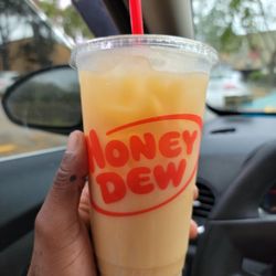 Honey Dew Donuts - Caramel apple cider (seasonal) but so good