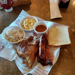 Wouldn't ever eat this again.  Ribs n chkn