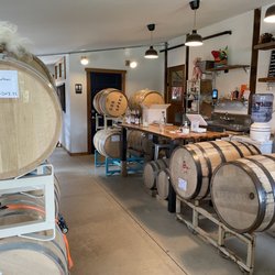 Killdeer Distilling - Barrel room