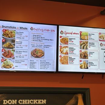 Don Chicken Closter - Menu - Chicken Shop Near Me - Closter, New Jersey