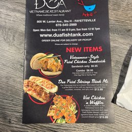 Take Out Menu April 2023 Take Out Menu April 2023