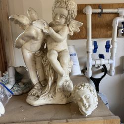 Safe Ship - The damage to a statue.