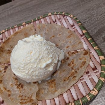 NUA Thai - Roti with ice cream - Thai Near Me - Houston, Texas