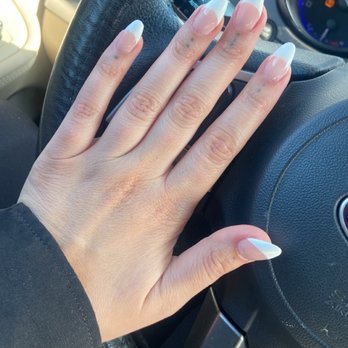 BUI Nails Lounge - The best almond french tip ever - Nail Salons Near Me - Lincoln, California