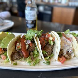 Mission Beach House - Beef Short-Rib Tacos Fish Tacos Steak Tacos