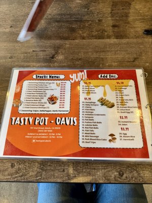Menu photo 4 Tasty Pot Davis, CA