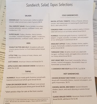 Menu photo 3 Bread Basket Bakery Saratoga Springs, NY