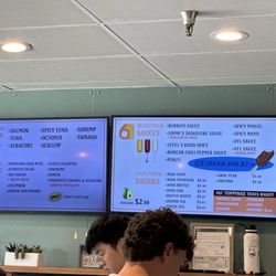 Jimmys Poke and Sushi Burrito - Menu