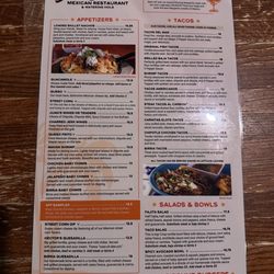 Margaritas Mexican Restaurant - Menu