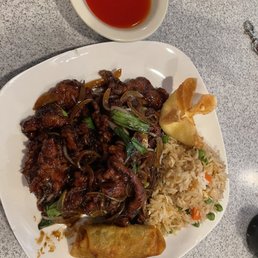 Mongolian beef lunch special Mongolian beef lunch special