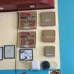 Pizza sizes Pizza sizes