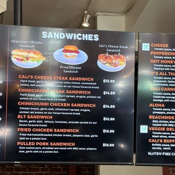 Cali's Sports Bar & Kitchen - Menu - Pizza Near Me - Berkeley, California