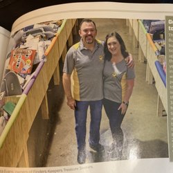 Finders Keepers - We are Jerry and Erica Evans. This is a picture from an article in Edge Magazine.