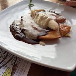 Paymaster's Restaurant - And this was the "full" pancakes off the regular menu. For $18. One pancake. More than $10 more than a kids pancakes???