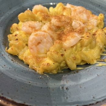 Pacha Nikkei - Shrimp Mac & cheese - Peruvian Near Me - Houston, Texas Pacha Nikkei - Shrimp Mac & cheese - Peruvian Near Me - Houston, Texas