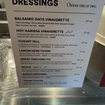CAVA - Sauces all good - Mediterranean Near Me - Plantation, Florida