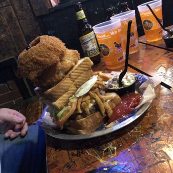 River City Cafe - OMG burger! Grilled cheese, burger, onion rings and more. - American Near Me - Murrells Inlet, South Carolina