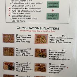 Menu lunch