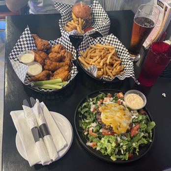 Hudpucker's Pub & Grill - Full spread. Everything was delicious but the wings - omg divine - Sports Bars Near Me - Pittsfield, Massachusetts Hudpucker's Pub & Grill - Full spread. Everything was delicious but the wings - omg divine - Sports Bars Near Me - Pittsfield, Massachusetts