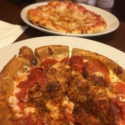 Vegan Cheeseburger Deep Dish Pizza