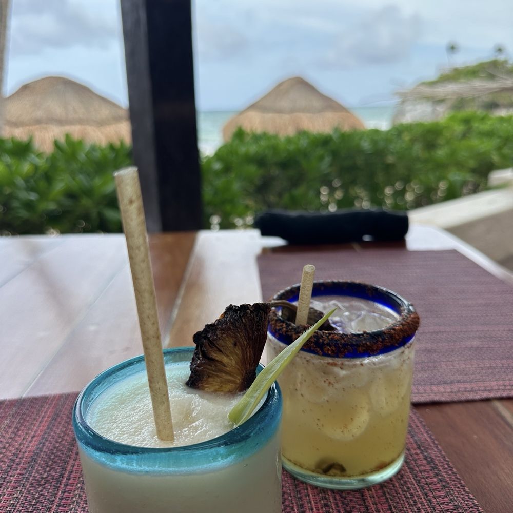 Restaurant Piedra Escondida - Drinks with a view - Seafood Near Me - Tulum, ROO Restaurant Piedra Escondida - Drinks with a view - Seafood Near Me - Tulum, ROO