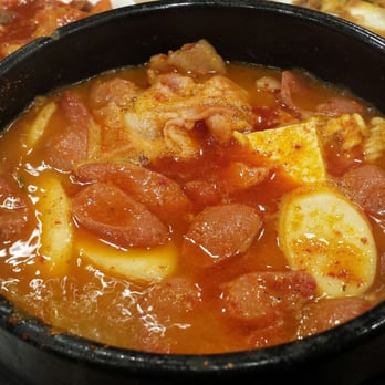 Five Senses - Budae jjigae (minus the scallions) - Korean Near Me - New York, New York
