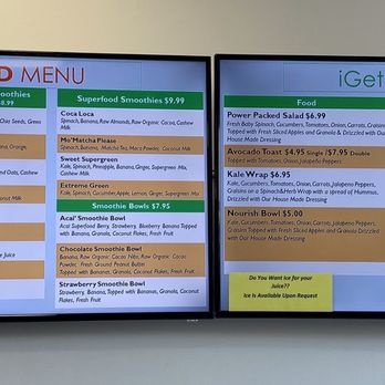 iGet Juiced - Menu - Juice Bars & Smoothies Near Me - Snellville, Georgia iGet Juiced - Menu - Juice Bars & Smoothies Near Me - Snellville, Georgia