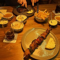 Ribhouse Texas Boekelo - Spicy Pork (300gr) and New York steak (350gr)