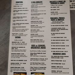 Avilla Country Kitchen - Menu