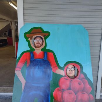 Wayne County Fair - One of the novelty photo stations near the main barn. - Festivals Near Me