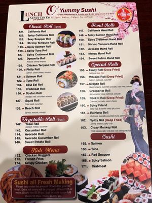 Menu photo 8 O'Yummy Sushi Virginia Beach, VA Menu photo 8 O'Yummy Sushi Virginia Beach, VA
