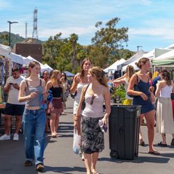 Silverlake Flea - Shoppers streaming in