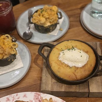 Yardbird - Cornbread, Mac & Cheese - Partial Chicken and waffles.. - Southern Near Me - Los Angeles, California Yardbird - Cornbread, Mac & Cheese - Partial Chicken and waffles.. - Southern Near Me - Los Angeles, California
