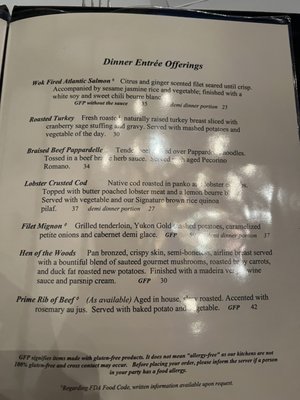 Menu photo 7 Dan'l Webster Main Restaurant Sandwich, MA