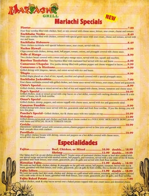 Menu photo 6 Mariachi Grill Lonoke, AR Menu photo 6 Mariachi Grill Lonoke, AR