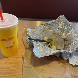 Taco John's - THE AFTERMATH: I complained about my drive-thru experience and got a free small meal. I didn't think to get a photo until after I ate.