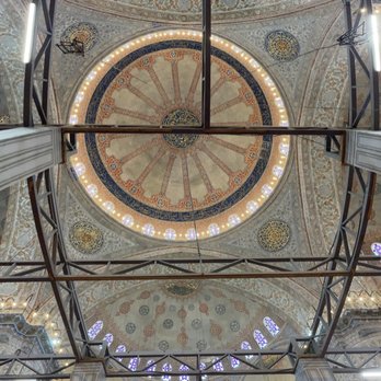 Sultan Ahmet Camii - Blue Mosque - The ceiling is the only part we got to see in our visit. - Landmarks & Historical Buildings Near Me - Istanbul, 34
