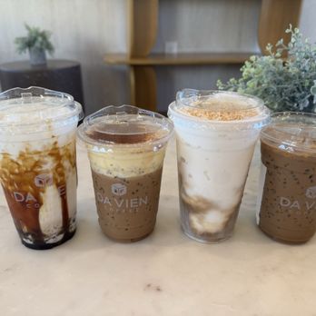 Da Vien Coffee - Brown sugar fresh milk, egg cream, coconut, Viet coffee - Coffee & Tea Near Me - Stanton, California Da Vien Coffee - Brown sugar fresh milk, egg cream, coconut, Viet coffee - Coffee & Tea Near Me - Stanton, California