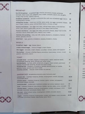 Menu photo 4 La Linda San Francisco, CA Menu photo 4 La Linda San Francisco, CA