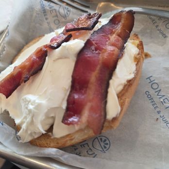 Hometown Coffee & Juice - Just a bagel and bacon - Coffee & Tea Near Me - Glenview, Illinois