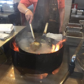 Ruby Thai - Cook in wok action!! - Thai Near Me - Newark, Delaware