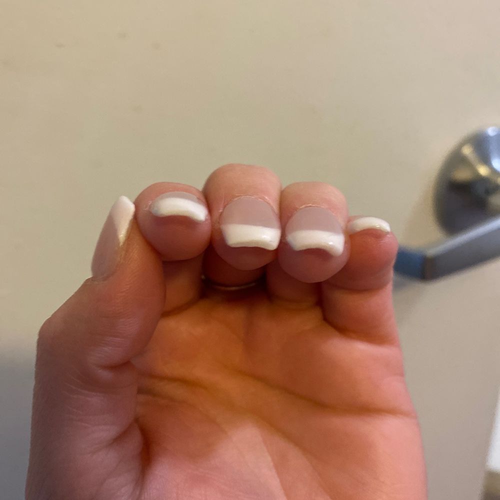 I've never had acrylics that were this thick.