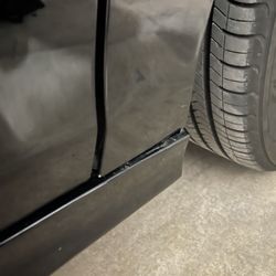 Nucar Honda of Norwood - Fender off alignment with chipped paint rocker panel sticking out