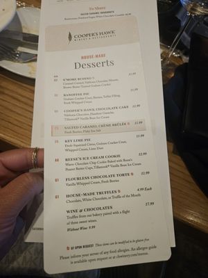 Menu photo 7 Cooper’s Hawk Winery & Restaurant Troy, MI