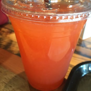 Aubergine Kitchen - Strawberry lemonade sweetened with agave. - Mediterranean Near Me - Orem, Utah Aubergine Kitchen - Strawberry lemonade sweetened with agave. - Mediterranean Near Me - Orem, Utah