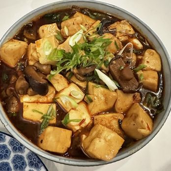 Yuan Wonton - a bowl of tofu and mushrooms - Food Trucks Near Me - Denver, Colorado Yuan Wonton - a bowl of tofu and mushrooms - Food Trucks Near Me - Denver, Colorado