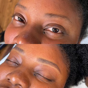 Gina Markle PMU - Classic microblading. Added hair strokes to give a fuller looking appearance. - Permanent Makeup Near Me - Santa Rosa, California